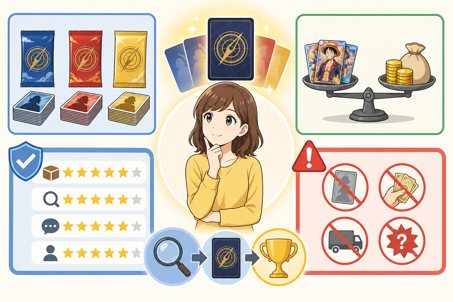 そもそもワンピースカードのオリパとは｜仕組みと基礎知識