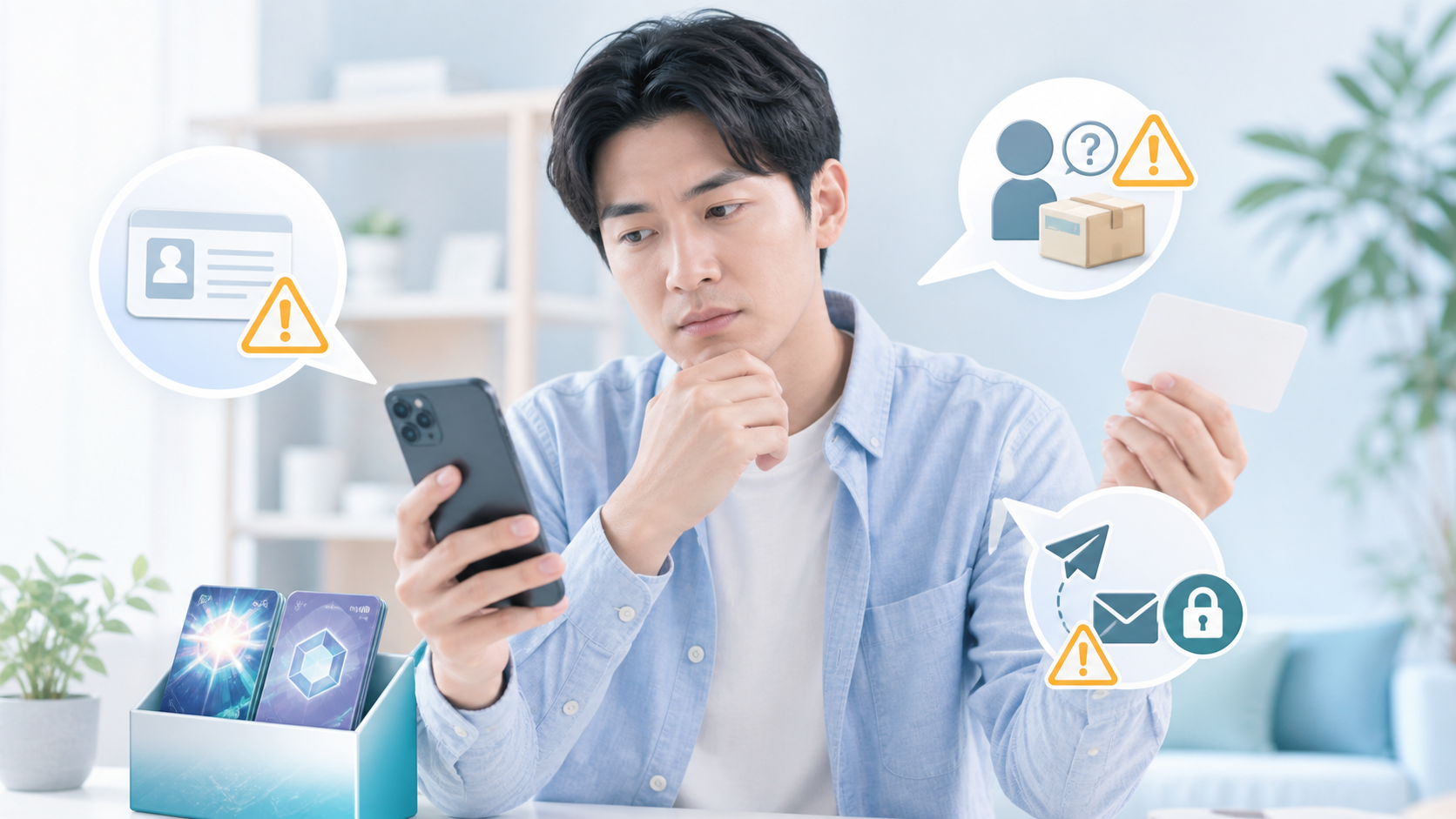オンラインオリパの個人情報|身分証を求められたら疑う3場面