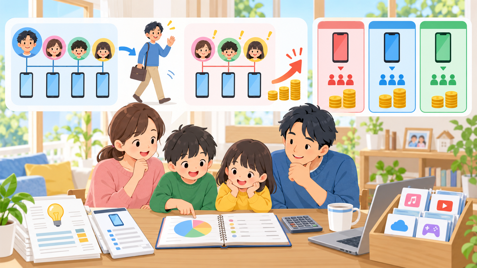 家族割を抜けると損する主な原因は？