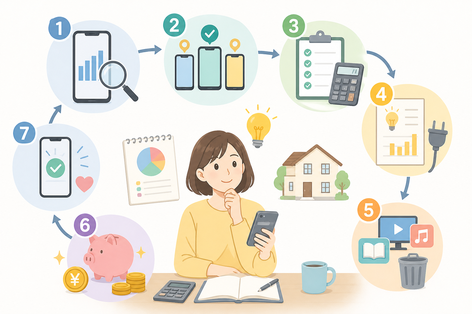 そもそもスマホ代が高い原因とは｜内訳を分解して理解する