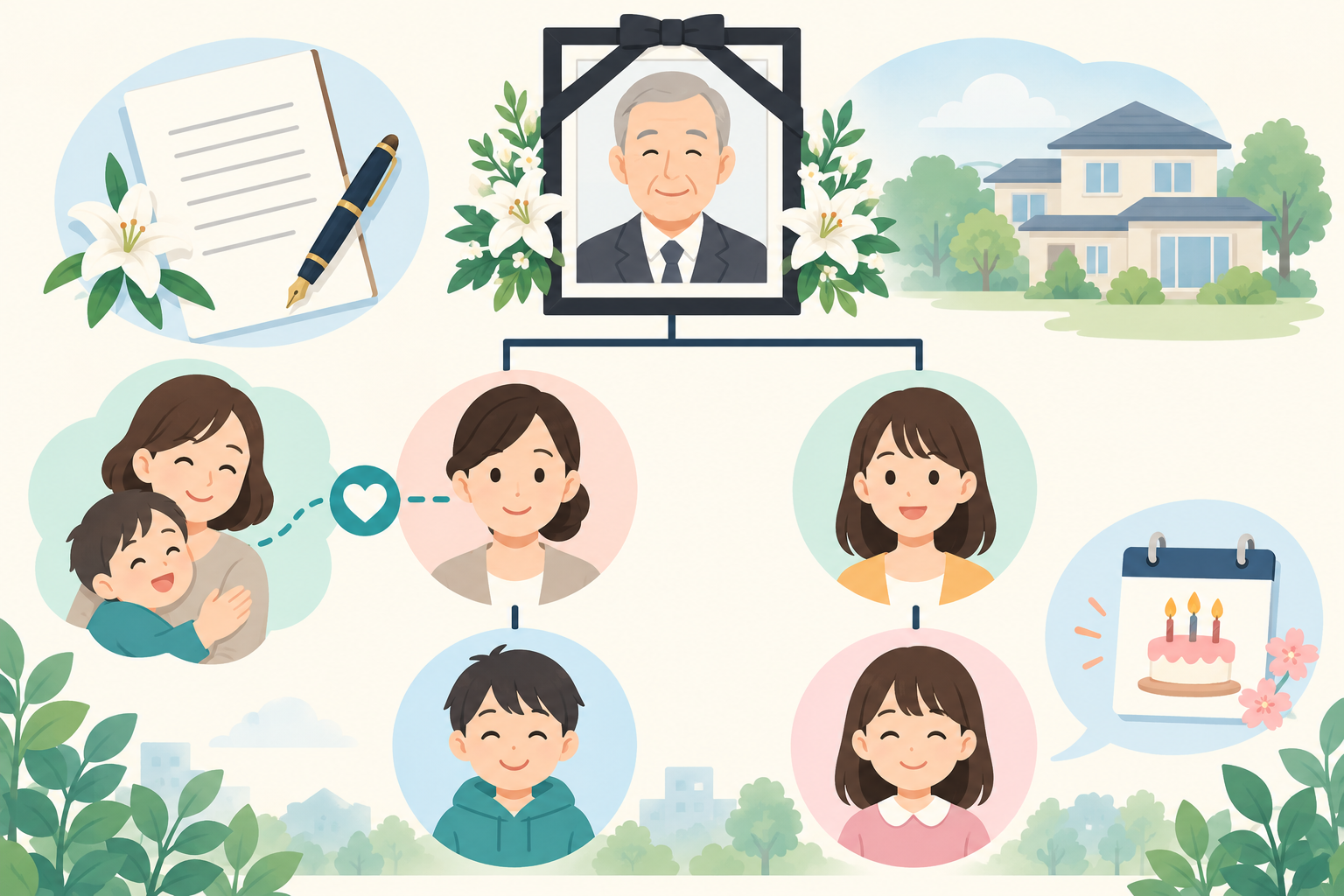 代理の判定がずれる家族の形:母が養子、後見人が相続人