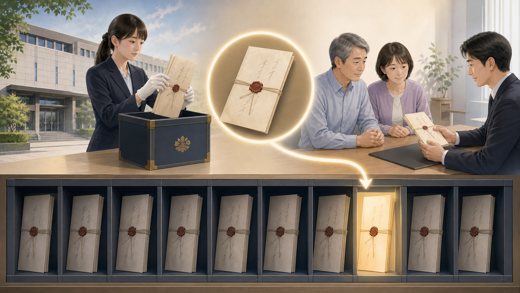 自筆証書遺言の要件と書き方は?法務局が見る範囲はどこまで