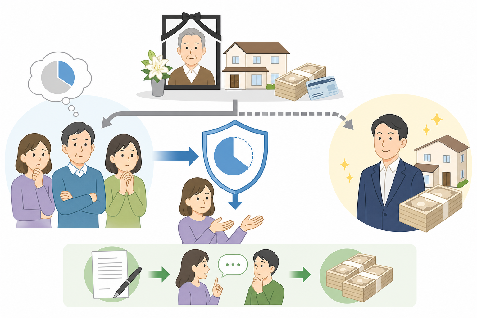遺留分の仕組みをもう少し詳しく