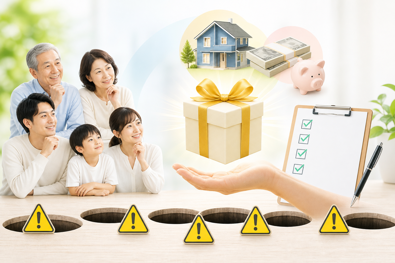 暦年贈与の注意点7選｜やってはいけない落とし穴と後悔しない対策
