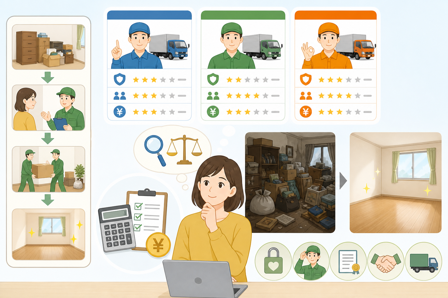 そもそも遺品整理業者とは|できることと費用の仕組み
