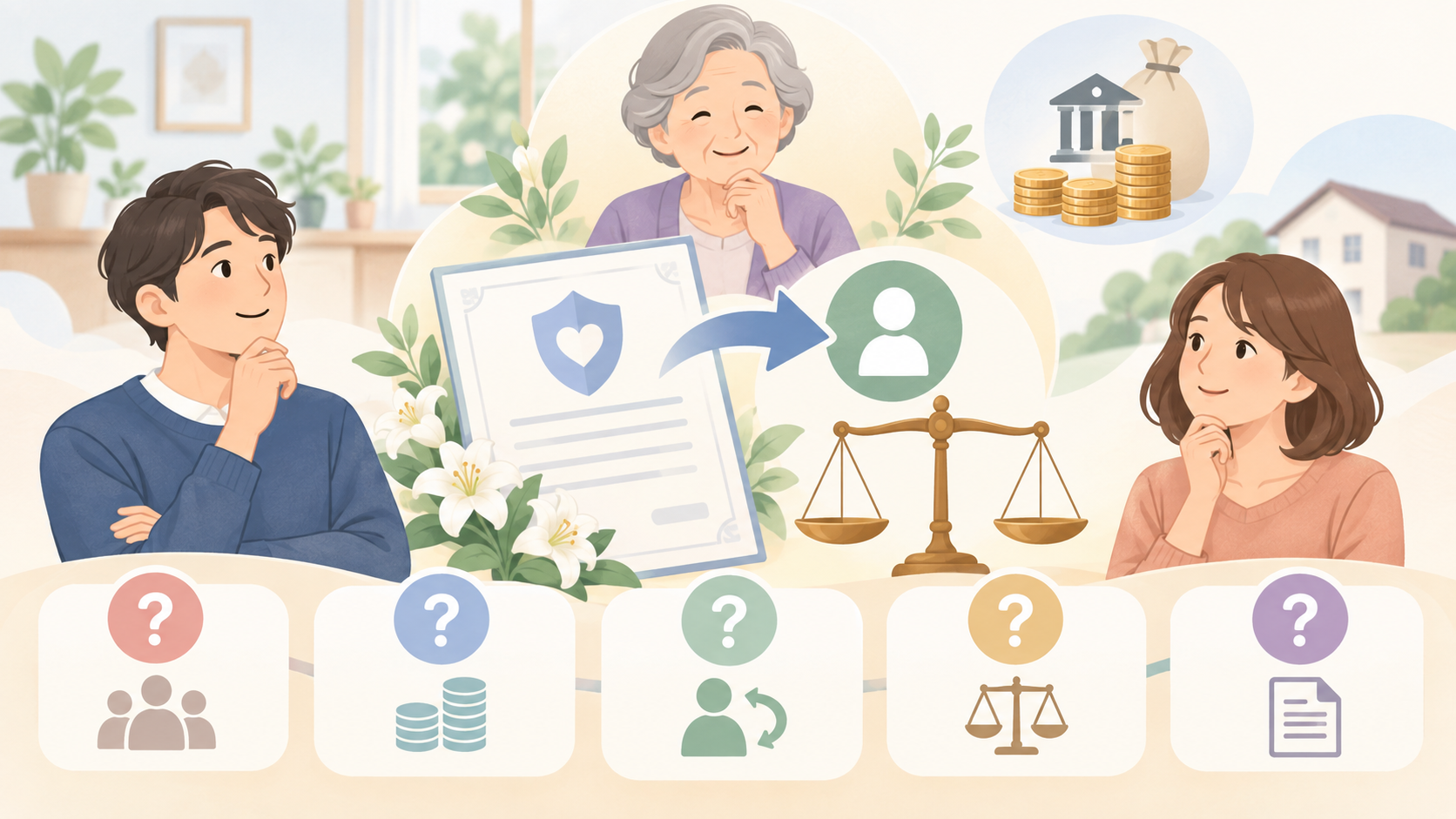 生命保険の受取人変更とは?誰が何を変えられるの?
